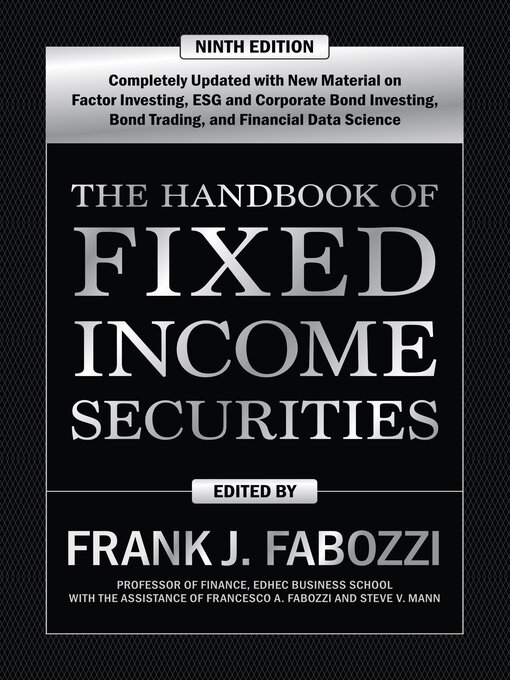 Title details for The Handbook of Fixed Income Securities by Frank J. Fabozzi - Wait list